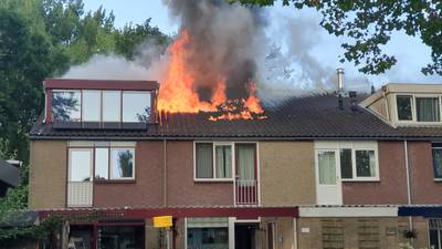 Grote woningbrand in Wageningen onder controle
