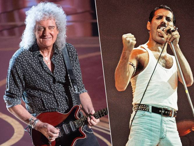 Queen-gitarist Brian May niet blij met veiling van Freddie Mercury’s spullen: “Het is te triest”