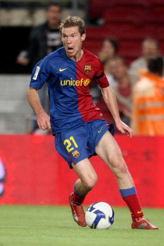 Aleksander Hleb in actie namens Barcelona.