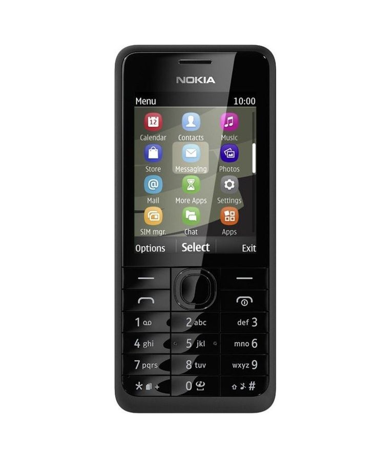 Nokia 301, het type telefoon dat Mark Rutte gebruikte. Beeld 