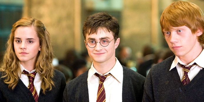 Harry Potter, Hermelien en Ron