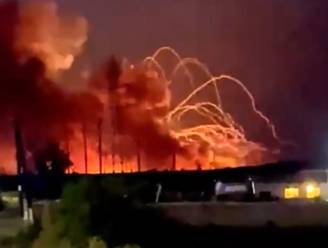 Grote brand in munitiedepot in Rusland vlak bij grens met Oekraïne