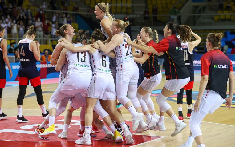 Belgian Cats Stoten Door Naar Halve Finales Ek Basketbal De Morgen