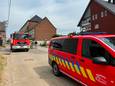 Verschillende brandweerploegen arriveerden woensdag in de Vondelstraat in Borsbeke.