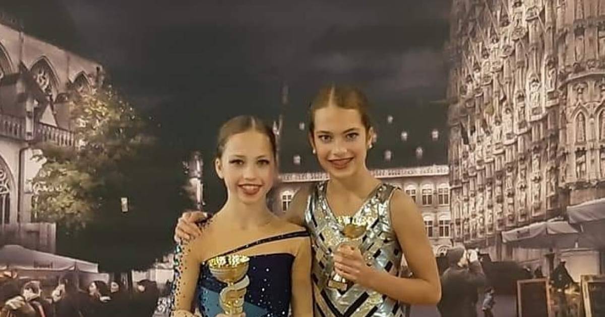 Nina (14) is wereldtop in het schaatsen en mag in buitenland prijzen pakken, zus Lily (16) is ...
