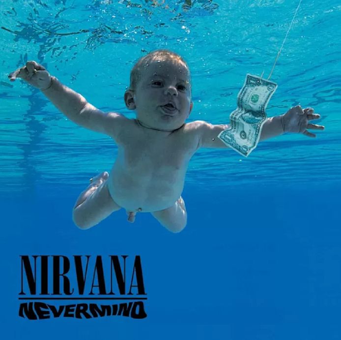 De baby op de albumhoes van Nirvana's Nevermind.