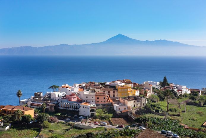 La Gomera, la plus petite des îles Canaries habitées, proche de Tenerife et de La Palma.