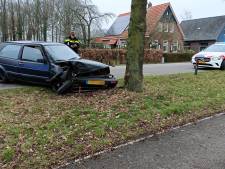 Auto botst tegen boom in Dinxperlo