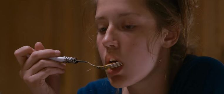 Sensuele spaghetti in La vie d'Adèle. Beeld 
