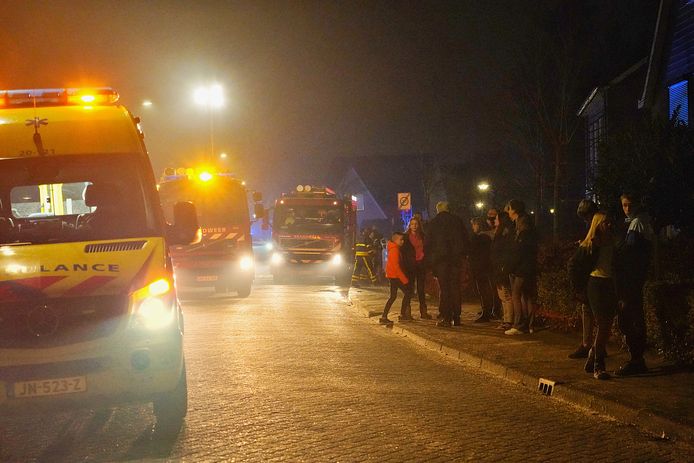 Brand in een nieuwbouwwoning aan de Langelaar in Teteringen.