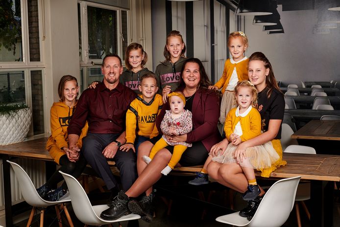 De familie Jelies uit Tollebeek in de aanloop naar hun debuut in 2019 bij Een Huis Vol.