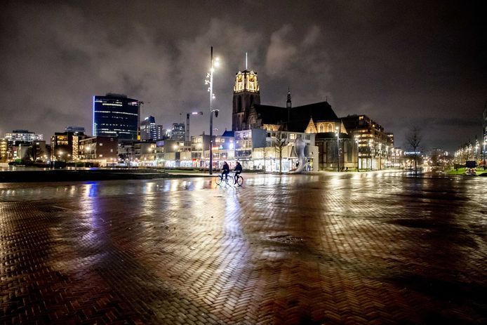 Ook in Rotterdam bleef het kalm vanavond.