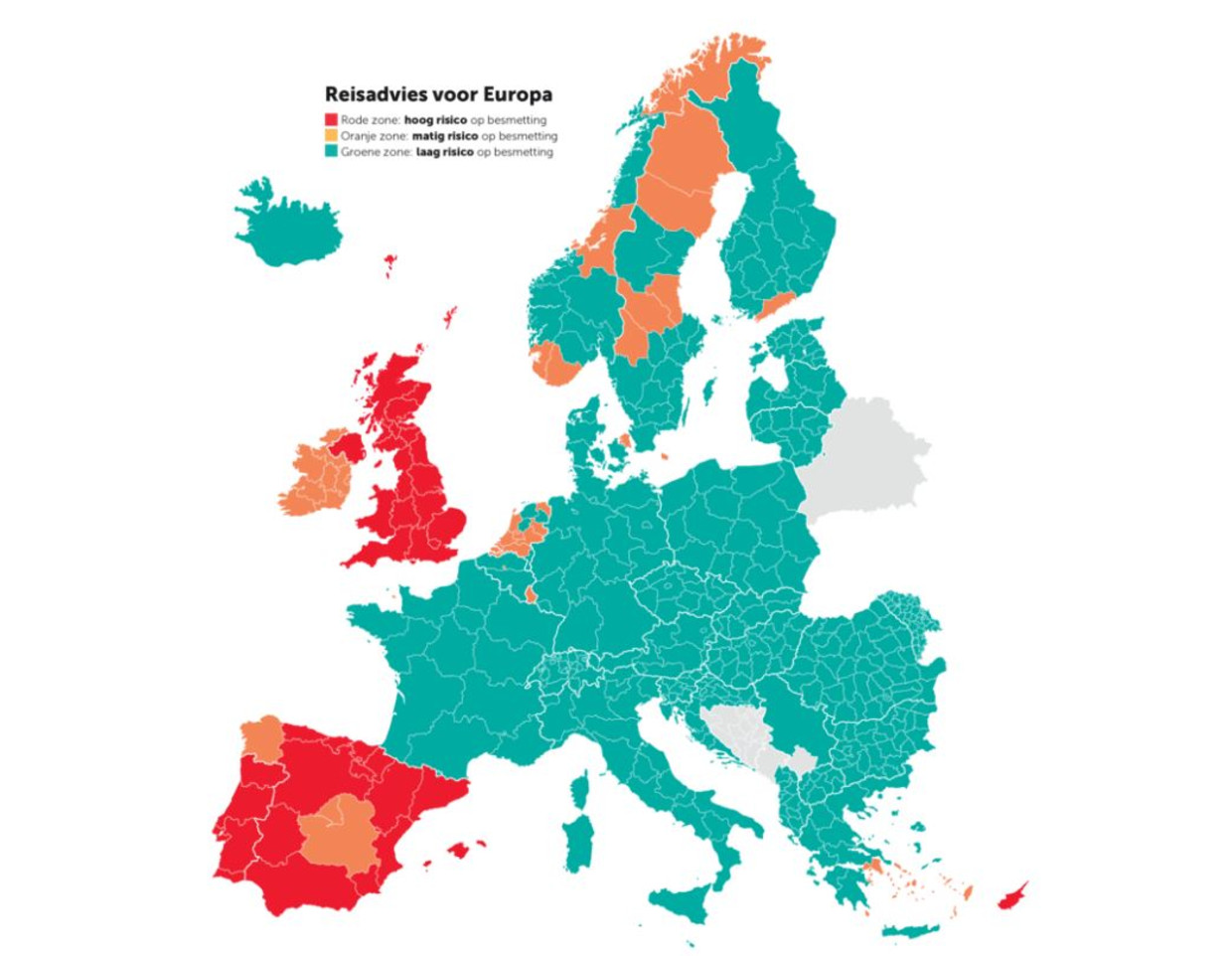 tijdelijk Vervolg gebied Ook covid is op reis in Europa: waar kunt u nog veilig op vakantie? | De  Morgen