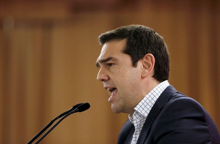 Premier Tsipras. Beeld Reuters