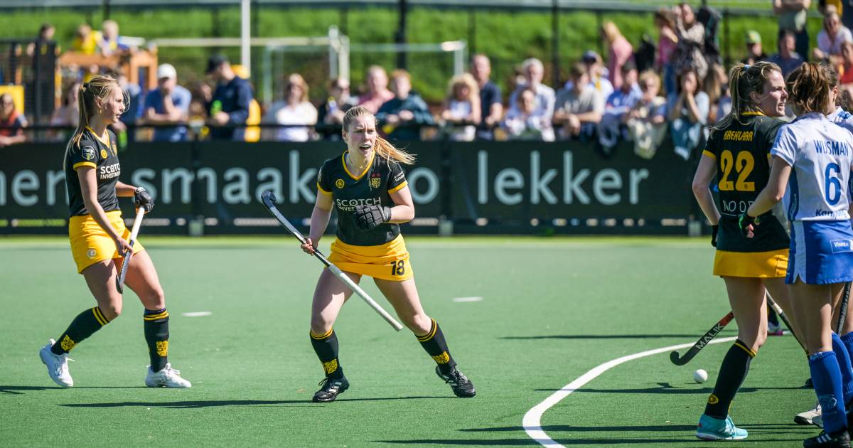 Vijftiende zege op rij bij Kampong voor hockeysters HC Den Bosch ‘Blij
