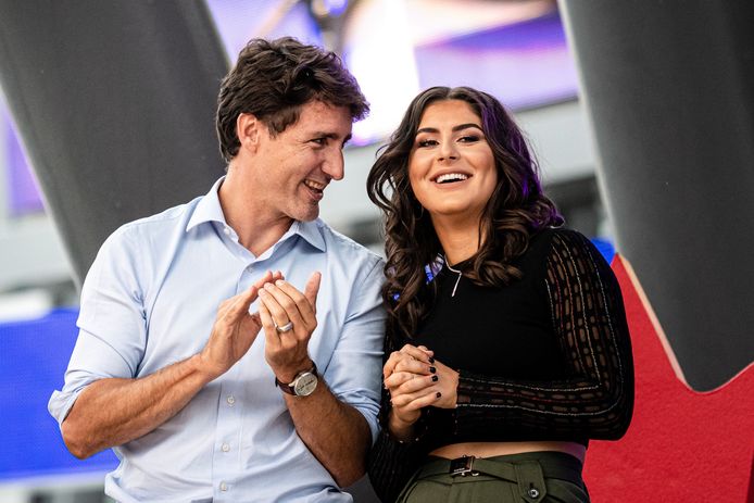 Andreescu met de Canadese premier Justin Trudeau.