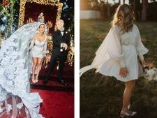 La robe de mariée courte est plus tendance que jamais: “Les femmes veulent sortir des sentiers battus”