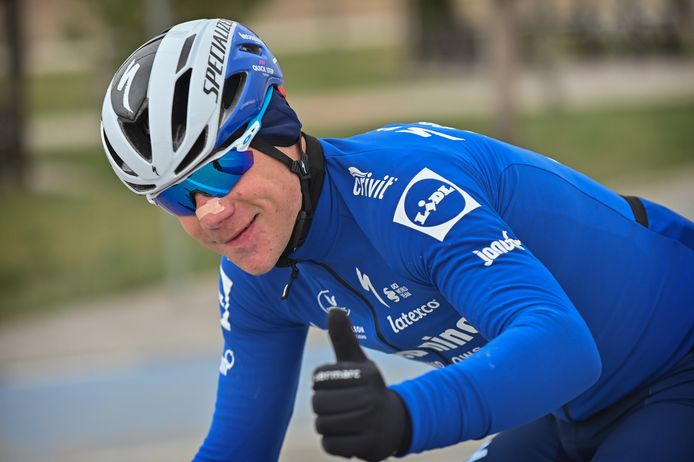 Jakobsen in actie.