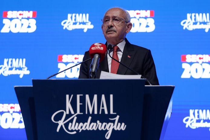 Tegenkandidaat Kemal Kiliçdaroglu.