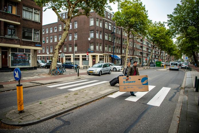 De Mathenesserweg in Rotterdam.