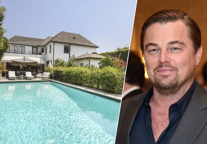 Leonardo DiCaprio en zijn villa in Beverly Hills.