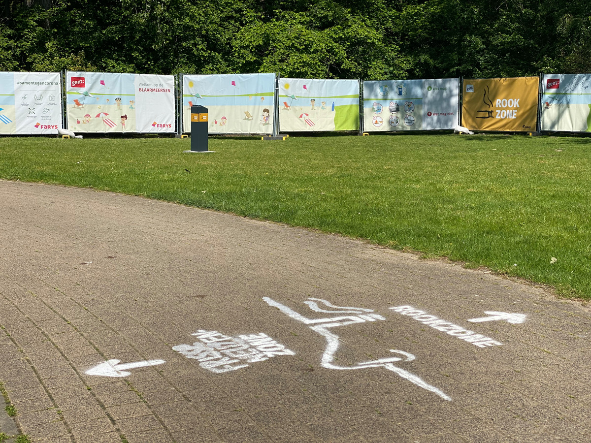 Roken op de Blaarmeersen enkel nog toegelaten in specifieke zones: “Om ...