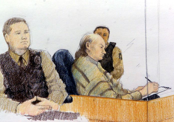 Pickton tijdens zijn proces in 2006.