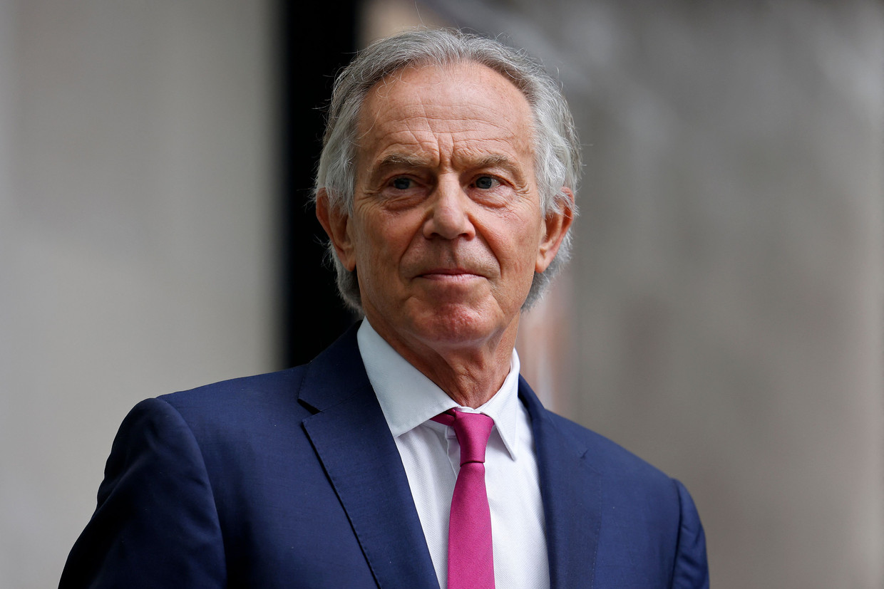 De Britse oud-premier Tony Blair mag zich straks  Sir Tony noemen.  Beeld AFP