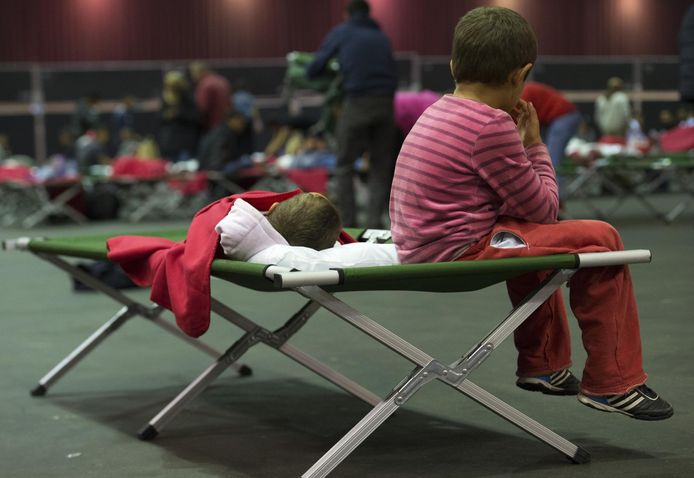 In de IJsselhallen in Zwolle werden in 2014 en 2015 vluchtelingen opgevangen.