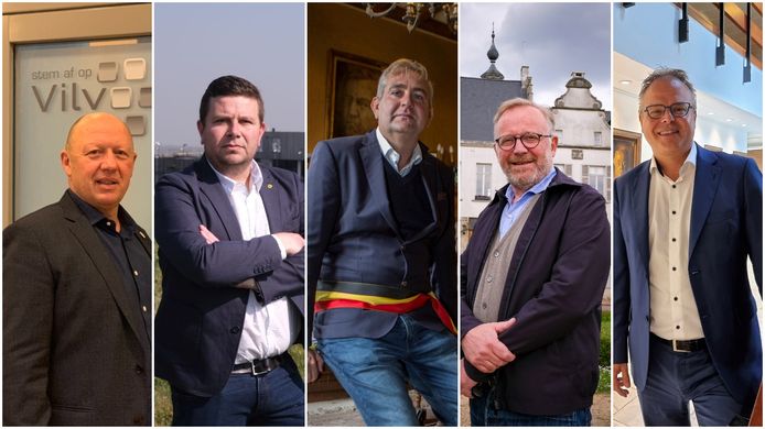 Burgemeester Hans Bonte, Kurt Ryon, Alexis Calmeyn, Walter Vansteenkiste en Jan Desmeth hebben een eigen mening over het voorstel van Défi.