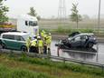 Drie wagens raakten betrokken bij een zwaar ongeval op de N31 in Brugge.