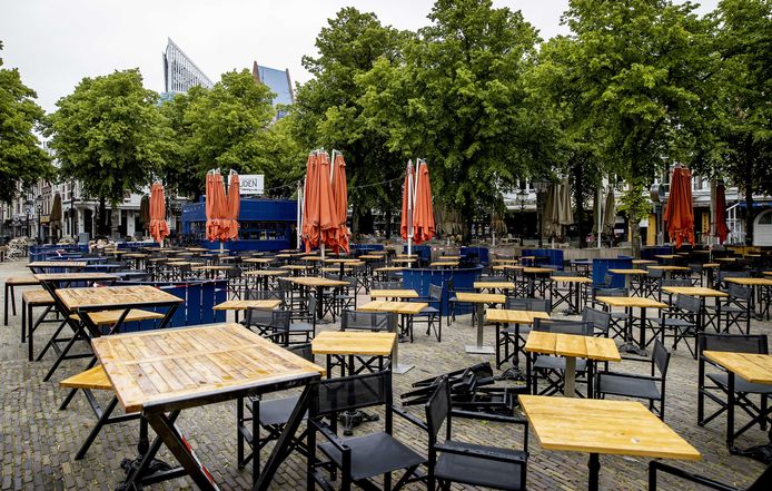 Een terras, foto ter illustratie