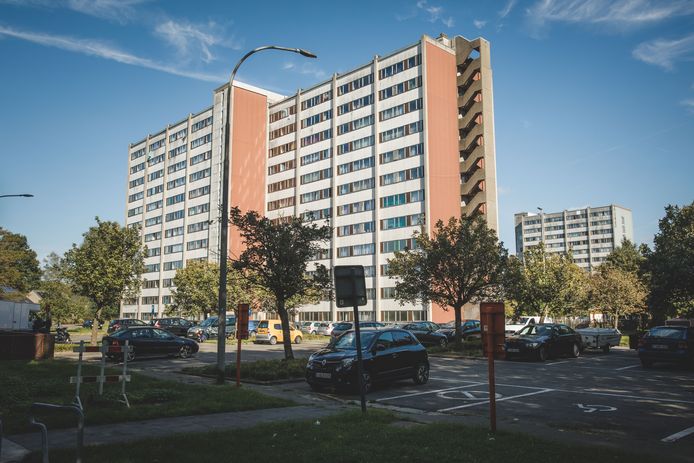Woonblokken in Nieuw Gent