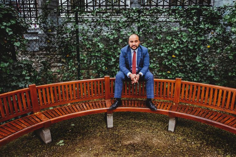 Youssef Kobo is sociaal ondernemer en opiniemaker bij CD&V. Beeld Stefaan Temmerman