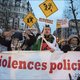 Honderden betogen in Brussel tegen politiegeweld