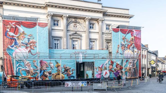 Nieuw carnavalsdecor aan Grote Markt: “Kleurrijke carnavalsfiguurtjes spelen een prominente rol”