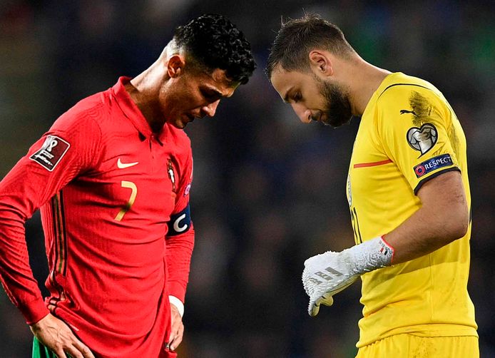 Cristiano Ronaldo en Gianluigi Donnarumma.