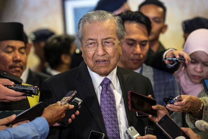 Maleisisch premier Mahathir Mohamad.