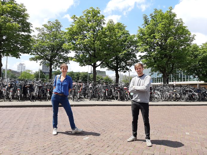 Margriet Craens en Bernhard Lenger zijn placemakers voor het Stationsplein in Eindhoven.