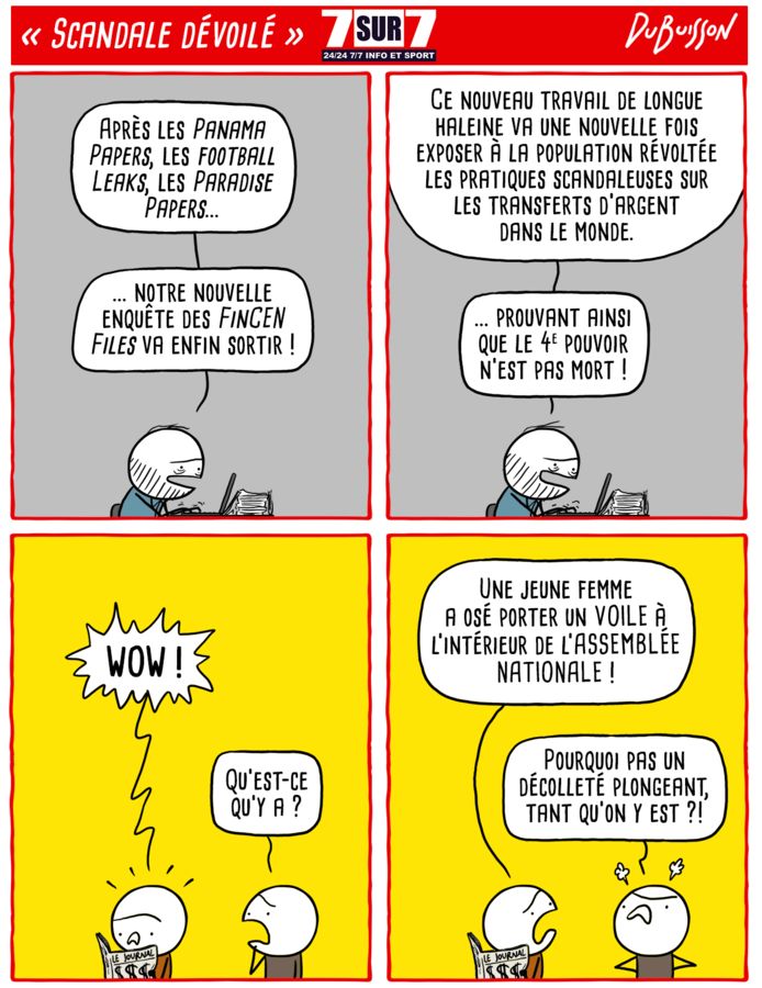 "Scandale dévoilé", 21 septembre 2020