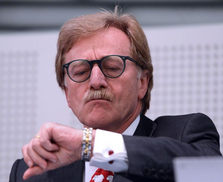 De nieuwe ECB-bankier Yves Mersch Beeld AFP