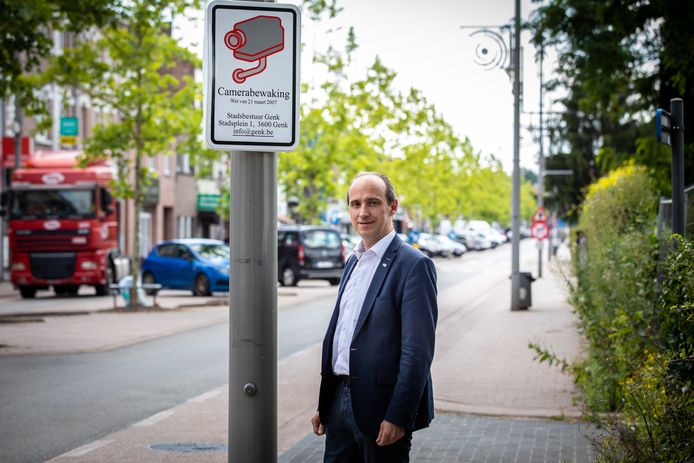 Wim Dries baan de Stalenstraat waar het probleem uit de hand liep.