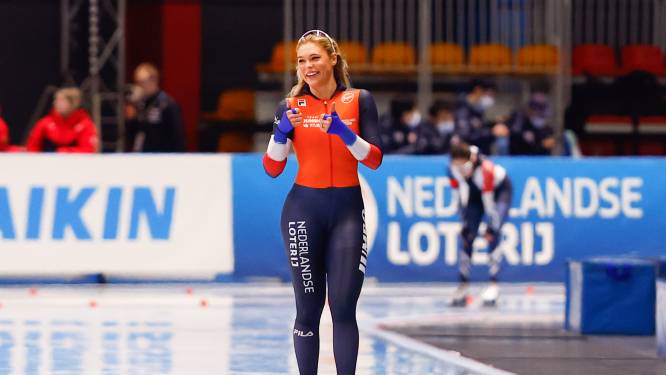 Elf op een rij voor onverslaanbare Jutta Leerdam, Nederland wint drie van de vier afstanden op slotdag