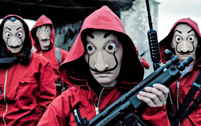 Het lied kreeg wereldwijde bekendheid door de reeks 'La casa de papel'. Beeld Netflix