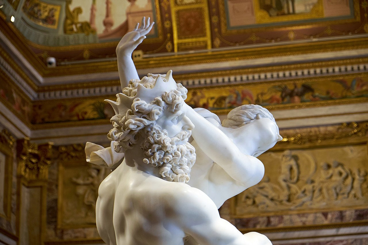 Pluto en Proserpina (1622) door Gian Lorenzo Bernini. Beeld James Narayanan, Wikimedia