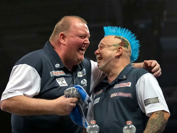 John Henderson en Peter Wright wonnen vorig jaar.