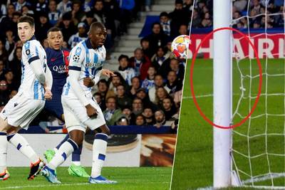 Zo hard dat zelfs het net scheurt: verguisde Mbappé leidt PSG naar kwartfinales Champions League