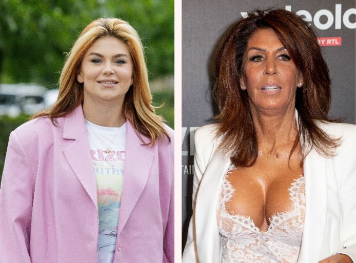 Roxeanne en Rachel Hazes staan tegenover elkaar in de rechtbank.