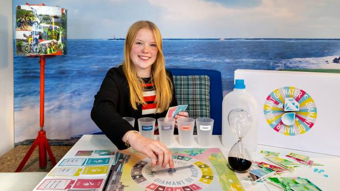 Meike (20) krijgt beurs van 1000 euro voor waterspel: ‘Drinkwater bij afvalwater gieten, dat doen we als we douchen’