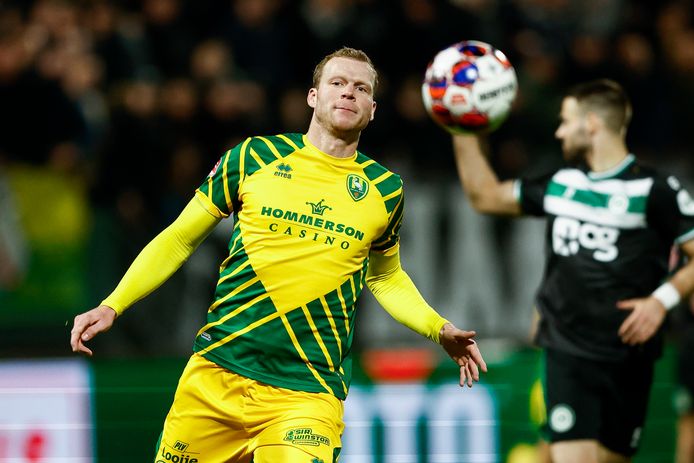 Henk Veerman, de Volendamse spits van ADO Den Haag.